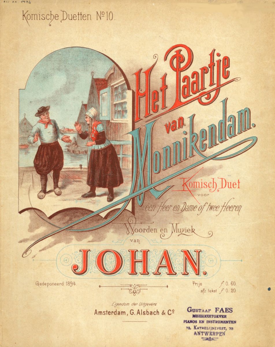 Een komisch duet op een thema dat niet meteen past in een kloostersfeer, maar dat vermoedelijk bedoeld was voor muzikale ontspanning van de school. BV-10-5234. Een komisch duet op een thema dat niet meteen past in een kloostersfeer, maar dat vermoedelijk bedoeld was voor muzikale ontspanning van de school. BV-10-5234.